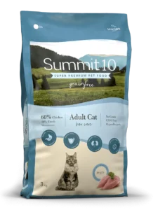 Summit 10 Grain Free: Adult Cat Hair Care with Chicken