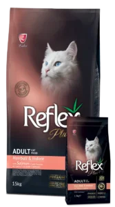 Reflex Plus: Hairball & Indoor with Salmon|obt_logo