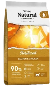 Dibaq Natural Moments: Sterilized Salmon & Chicken|