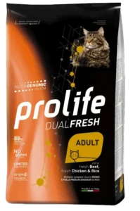 Prolife: Dual Fresh Adult fresh Beef, fresh Chicken & Rice