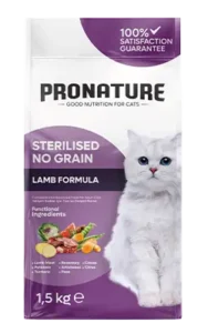 Pronature by Effeffe (Turkey): Sterilized Cat No Grain Lamb Formula