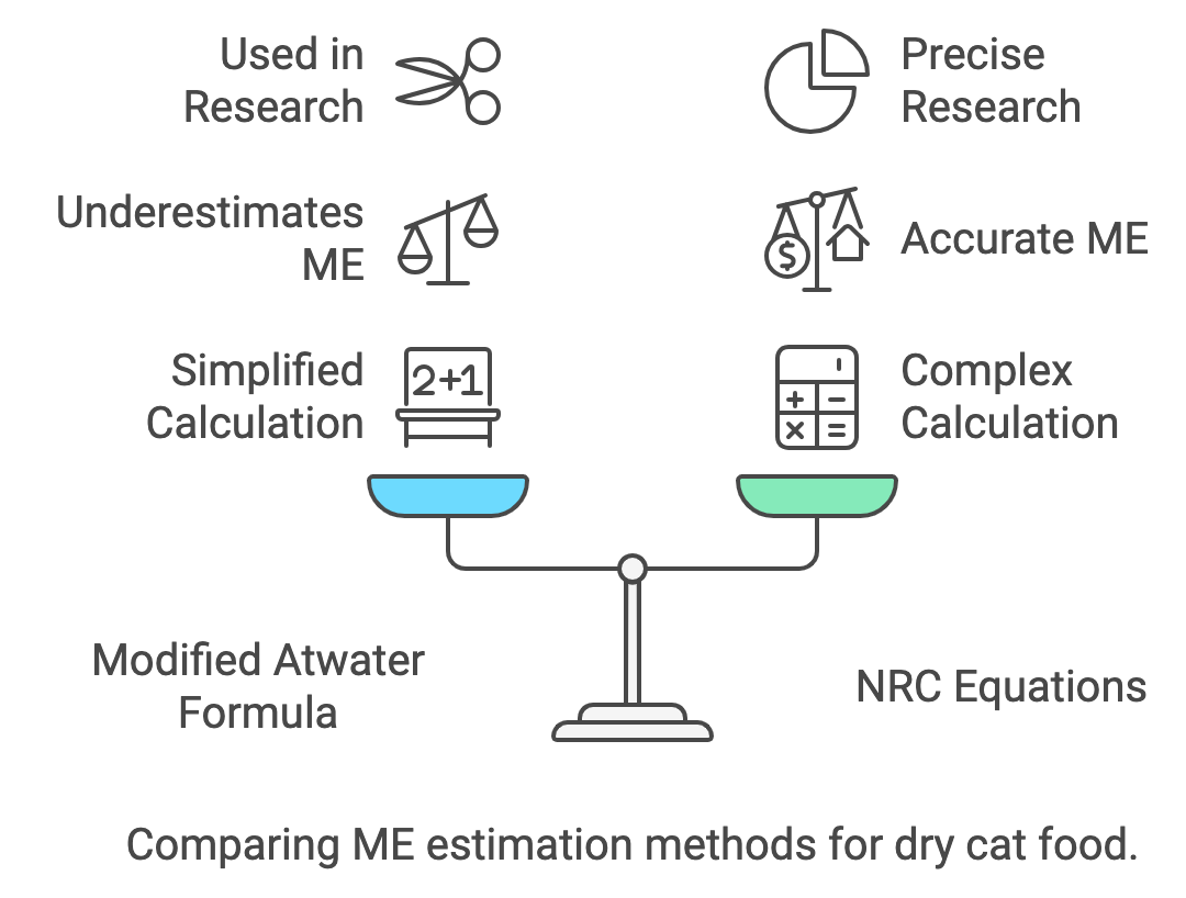 modified Atwater formula vs. NRC equation